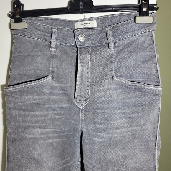 Isabel Marant Etoile skinny high rise jeans gray 36 XS small - Picture 2 of 9